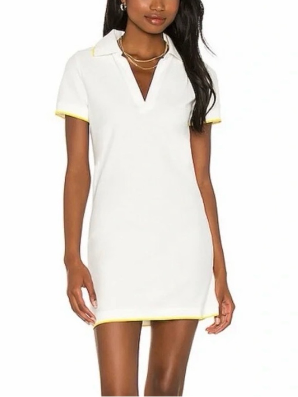 Solid & Striped The Farrah Dress in Marshmallow White